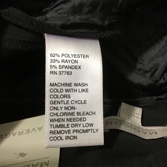 Madison 4 Average Women’s Black Career Dress Slacks Pants NWT - Picture 11 of 11